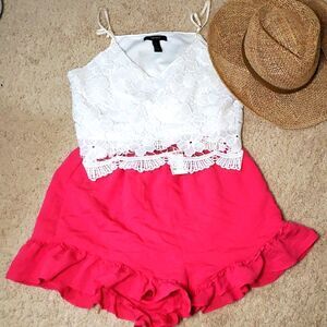 Pink Ruffle Shorts 